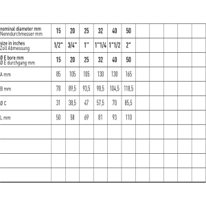 Zawór kulowy serii EXTENSION L