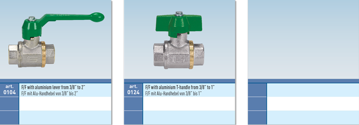 Zawór kulowy do wody serii TOTAL DVGW
