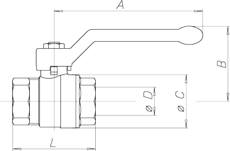 Zawór kulowy do wody serii ASTER DVGW