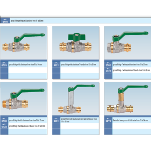 Zawór kulowy do wody serii PRESSTIGE