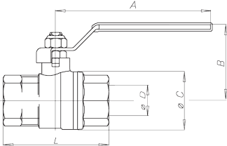 Zawór kulowy do wody serii ISIS