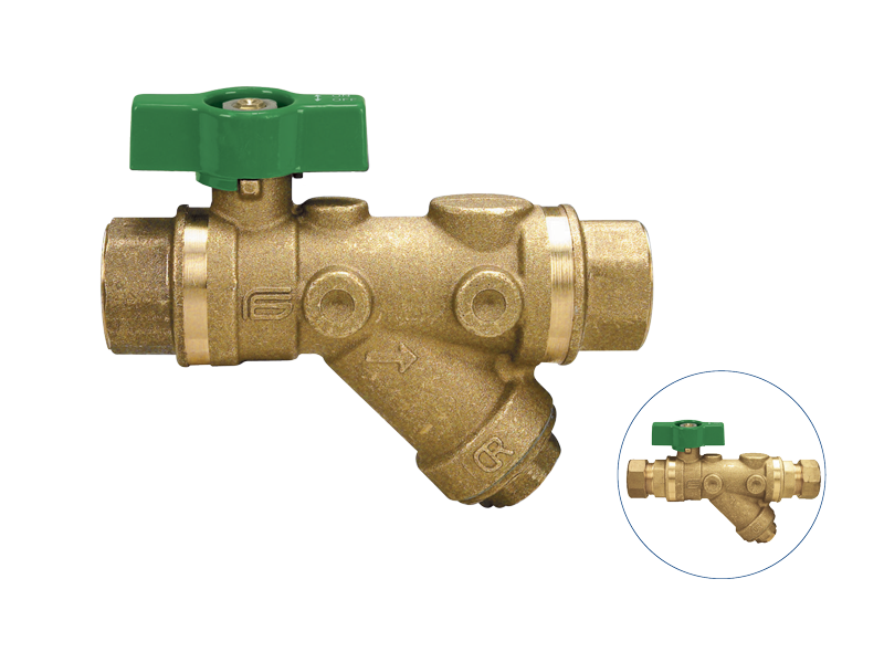 Zawór kulowy do wody serii ISIS FILTRO