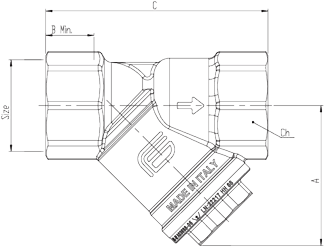 Zawór kulowy do wody serii GLADIUS
