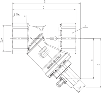 Zawór kulowy do wody serii GLADIUS