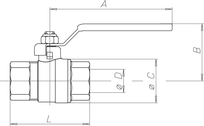 Zawór kulowy do wody serii COMET DZR
