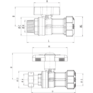 Zawór kulowy do wody serii TOF COMET