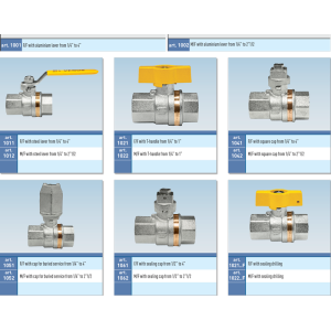Zawór kulowy do gazu serii VENUS