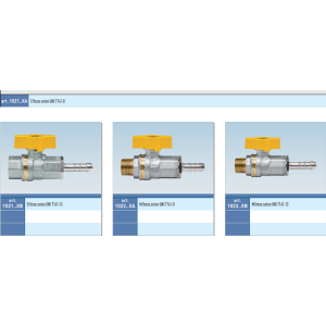 Zawór kulowy do gazu serii VENUS WITH UNI HOSE UNION