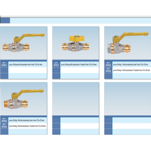 Zawór kulowy do gazu serii PRESTIGE