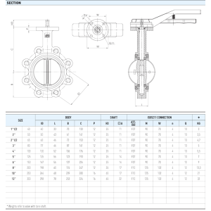 Zawór kulowy motylkowy THESIS