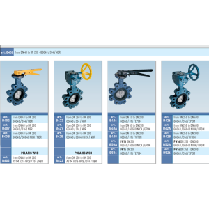 Zawór kulowy motylkowy POLARIS 40