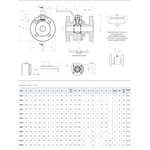 Zawór kulowy serii ANTARES STAINLESS STEEL