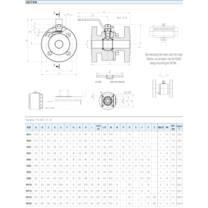 Zawór kulowy serii ANTARES CARBON STEEL