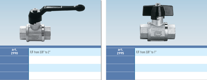 Zawór kulowy serii TOTAL STEELBAL