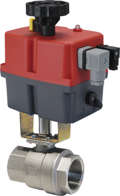 Zawór kulowy serii SUN WP z siłownikiem elektrycznym