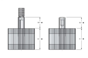 Siłownik kompaktowy ISO 21287/UNITOP SK21 ze sprężyną wy