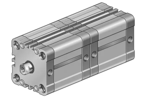 Siłownik kompaktowy ISO 21287/UNITOP SK21 typu tandem, ISO2