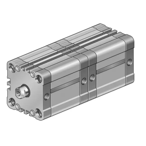 Siłownik kompaktowy ISO 21287/UNITOP SK21 typu tandem, ISO2