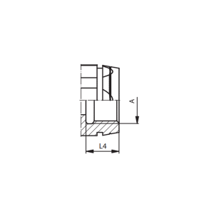 Szybkozłącze Serii F0, Materia: Stal nierdzewna, Rodzaj sz