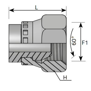 Nakrętka zaślepiająca VKAM 3/8" BSPP