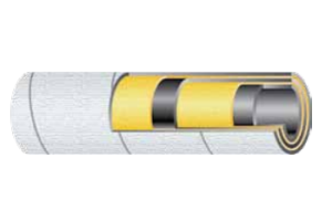 Wąż do gorącej wody w oplocie ceramicznym ISI CC, Średni