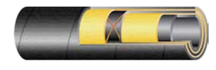 Wąż do materiałów ściernych CIMENTO 10 bar, Średnica D