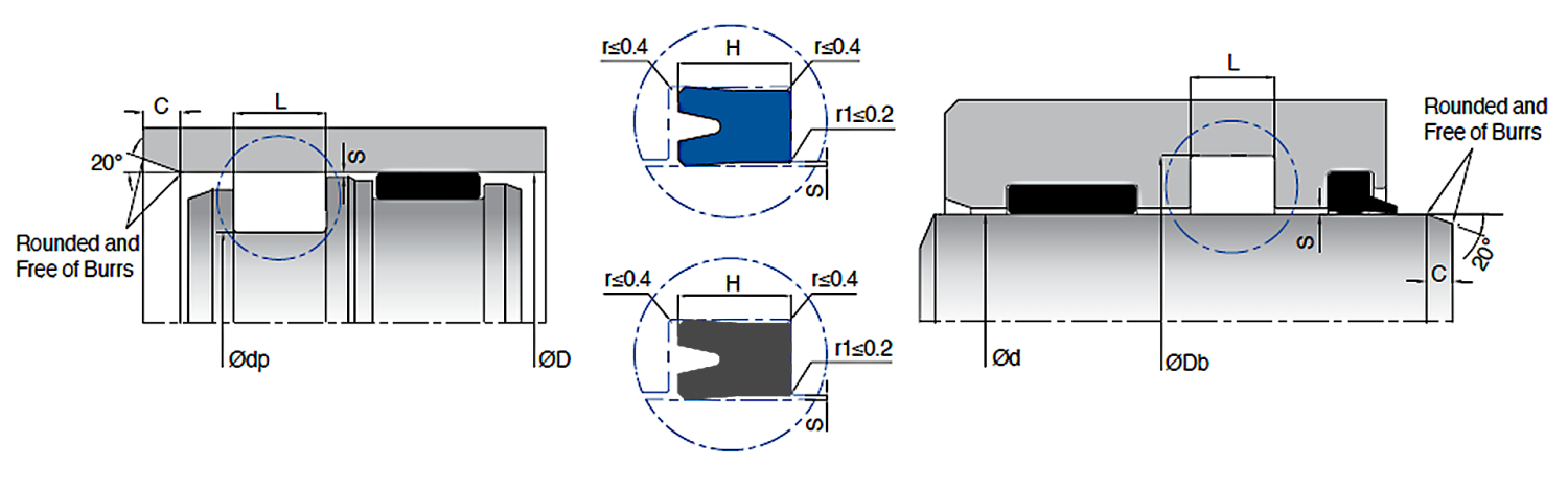 Uszczelnienie K21 PU50x70x13u/13k, Materiał: PU, Symbol war