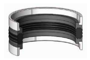 Uszczelnienie K42 50x34x32k/43,77x49x6,35k, Symbole uszczeln