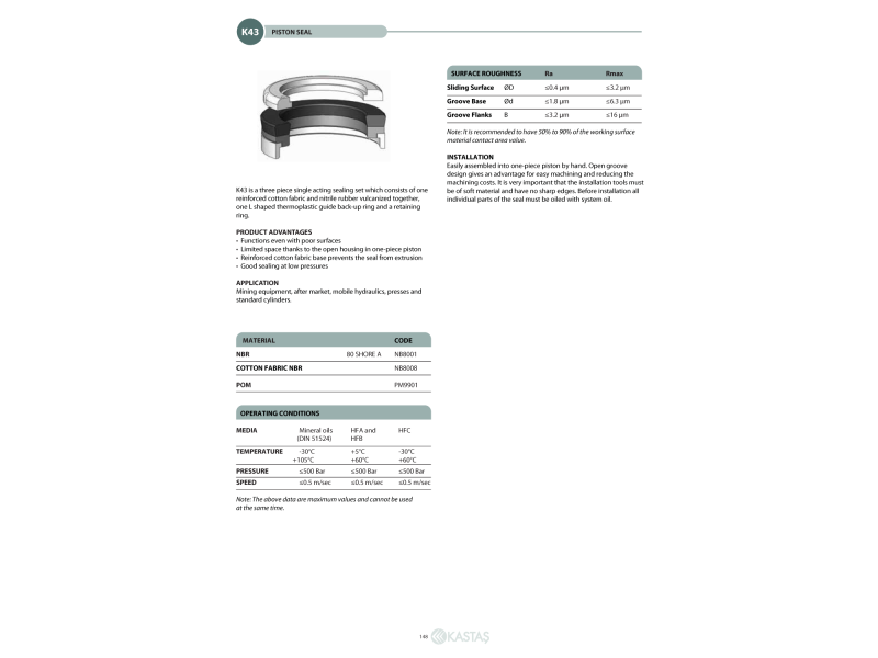 Uszczelnienie K43 32x20x10k/6,35k/3,1x28,5x15,8x29,8, Symbol