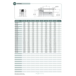 Uszczelnienie K43 32x20x10k/6,35k/3,1x28,5x15,8x29,8, Symbol