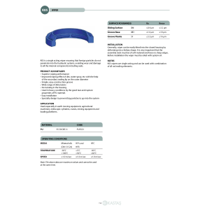 Uszczelnienie K05 14x22x20x4k/5k/7u, Symbole uszczelnień ka
