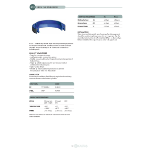 Uszczelnienie K12 20x32x6k/9u, Symbole uszczelnień kastas O