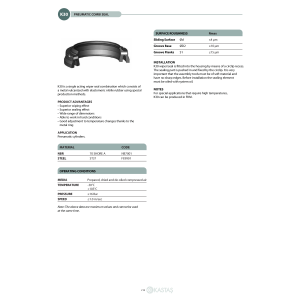 Uszczelnienie K30 10x17x19x8,4u/7,5k, Symbole uszczelnień k