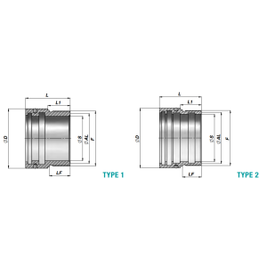 Dławnica M250 CGHFRT, Średnica tłoka: 30 mm, Tłoczysko: 