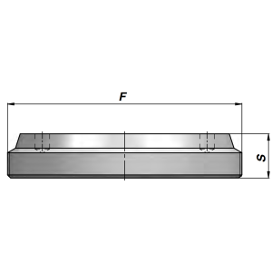 Dno cylindra CF30, Średnica tłoka: 180 mm