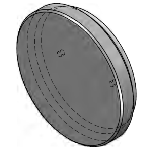 Dno cylindra CF30, Średnica tłoka: 180 mm