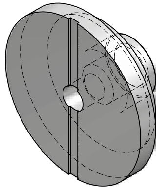 Dno cylindra CHMSCFI, Średnica tłoka: 40 mm
