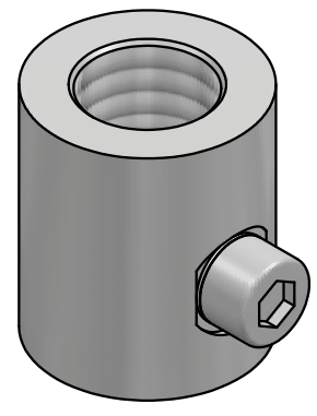 Wejście gwintowane z zaślepką CBSS, Rozmiar gwintu: 1/4" 