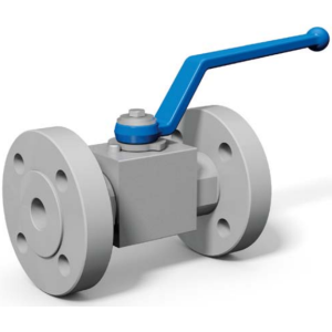 Zawór kulowy kołnierzowy 2 drogowy z połączeniem kołnie