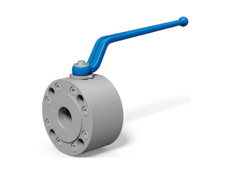 Zawór kulowy kołnierzowy 2 drogowy z połączeniem kołnie