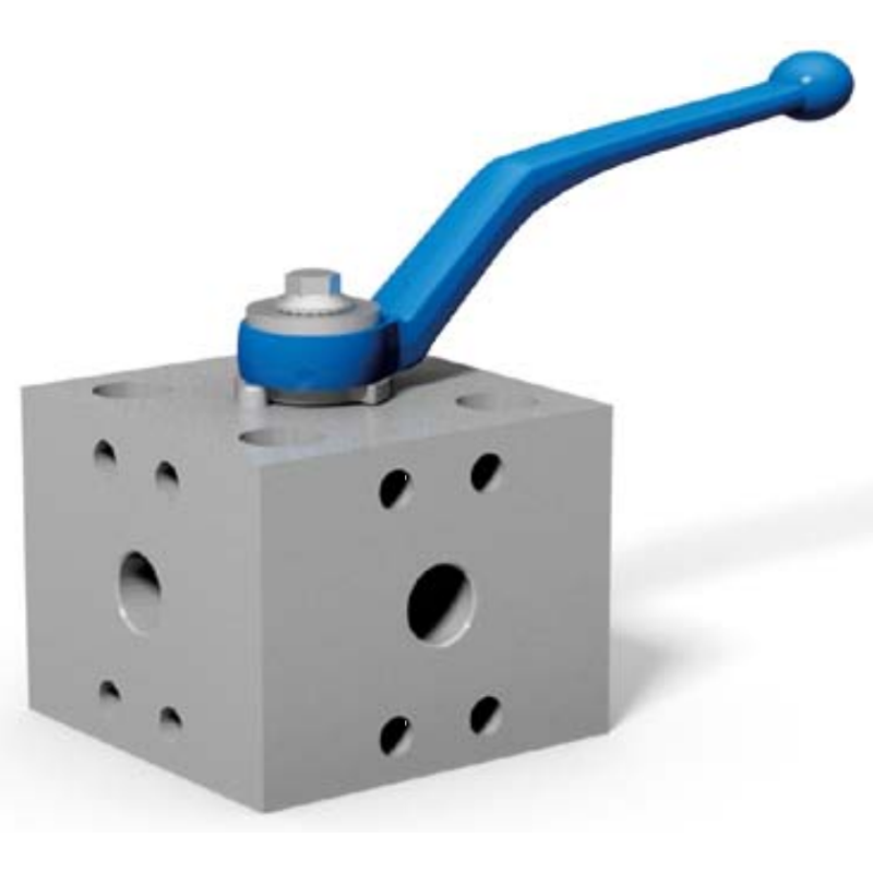 Zawór kulowy 3/2 drogowy z kołnierzem przyłączeniowym SA