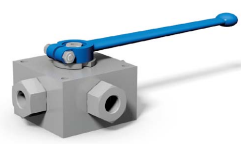 Zawór kulowy gwintowany wielodrogowy 250-500 BAR, Materiał