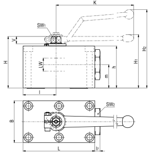 Zawór kulowy do zamontowania na kolektorze DN6 - DN50 do 50