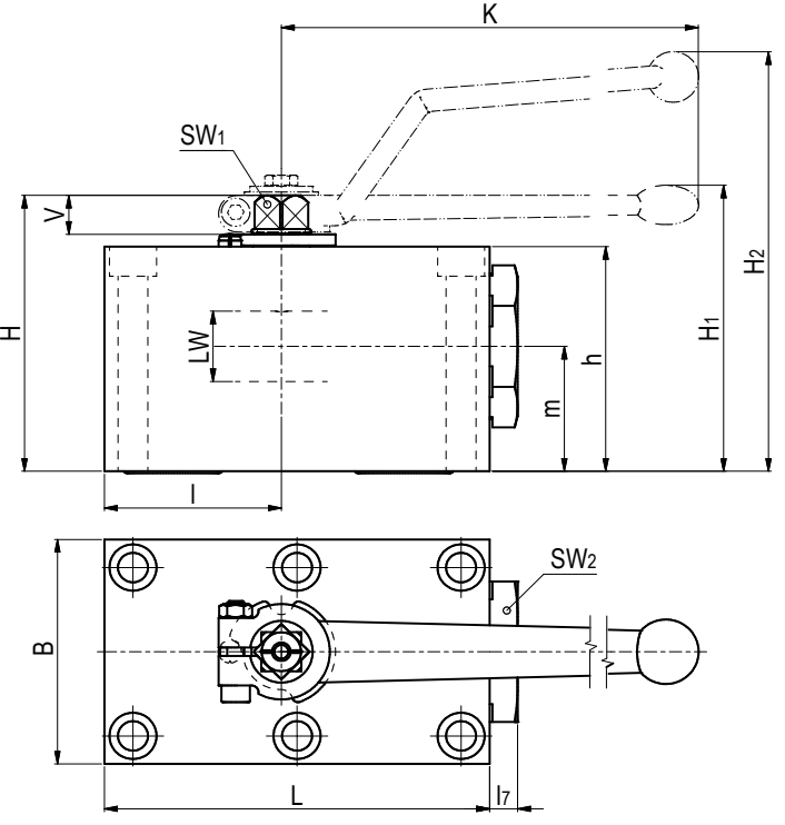 Zawór kulowy do zamontowania na kolektorze DN6 - DN50 do 50