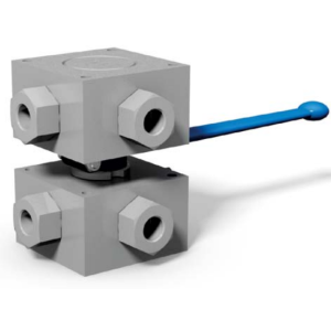 Kombinacja zaworów kulowych gwintowanych z dźwignią w cen