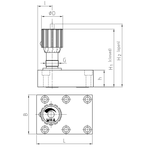 Zawór dławiący do montażu kolektora DN6 - DN30 do 350Bar
