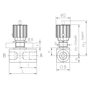 Zawór dławiący do zespołu układu rur DN6 - DN40 do 350B