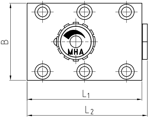 Zawór dławiący do montażu na kolektorze DN6 - DN40 Do 35