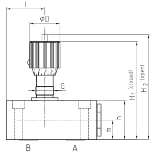 Zawór dławiący do montażu na kolektorze DN6 - DN40 Do 35