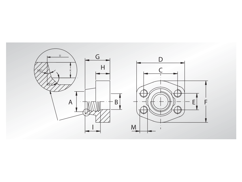 Przeciwkołnierz prosty GFS UNF, Materiał: Stal węglowa S3